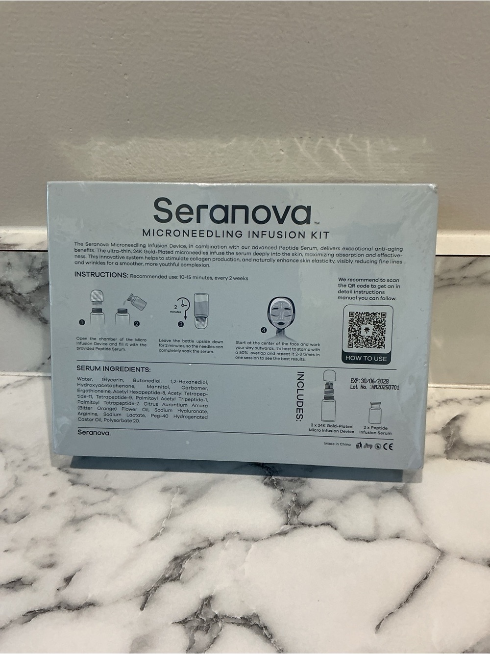 Seranova Micro Infusion Kit 1 month supply New - Picture 2 of 3
